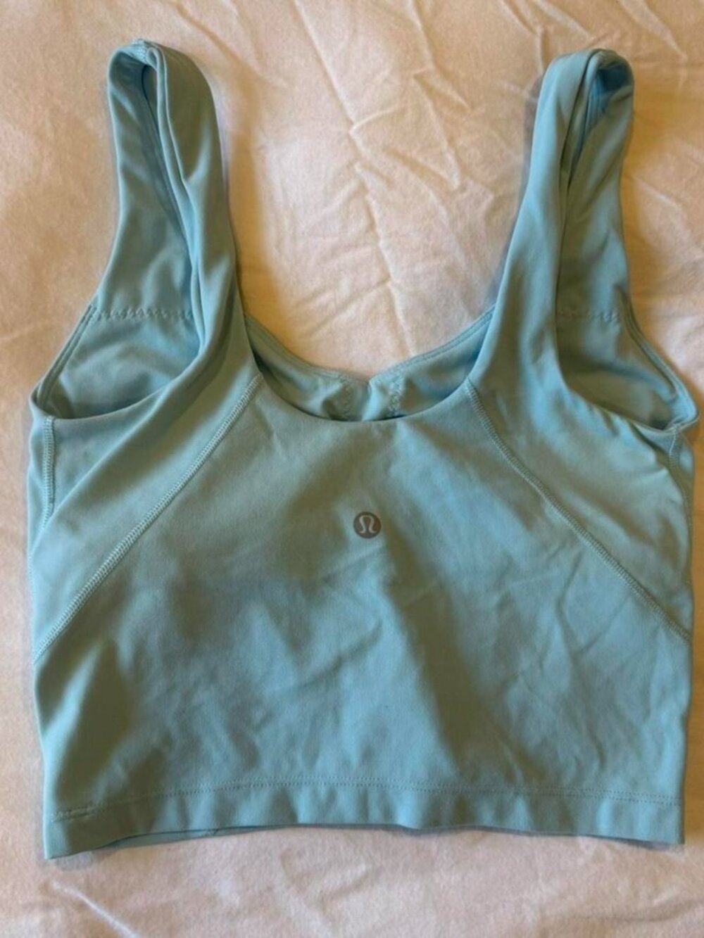 Lululemon teal/ light blue sports bra/top